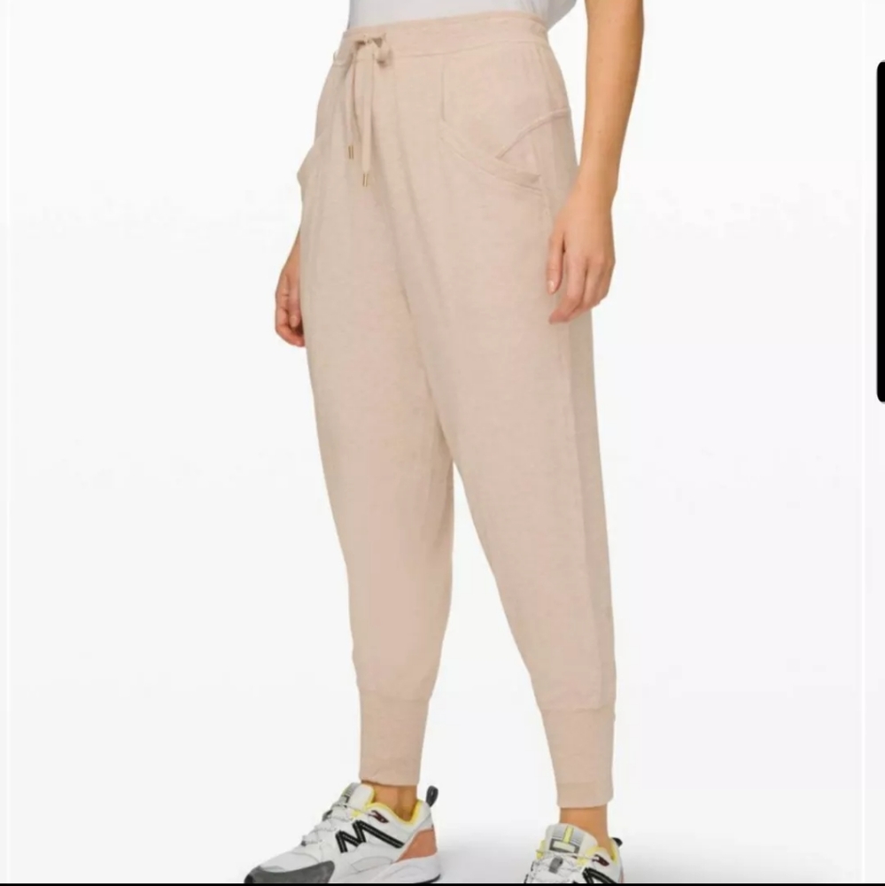 Lululemon Still Chill Jogger- Heathered Cashew - Picture 1 of 6